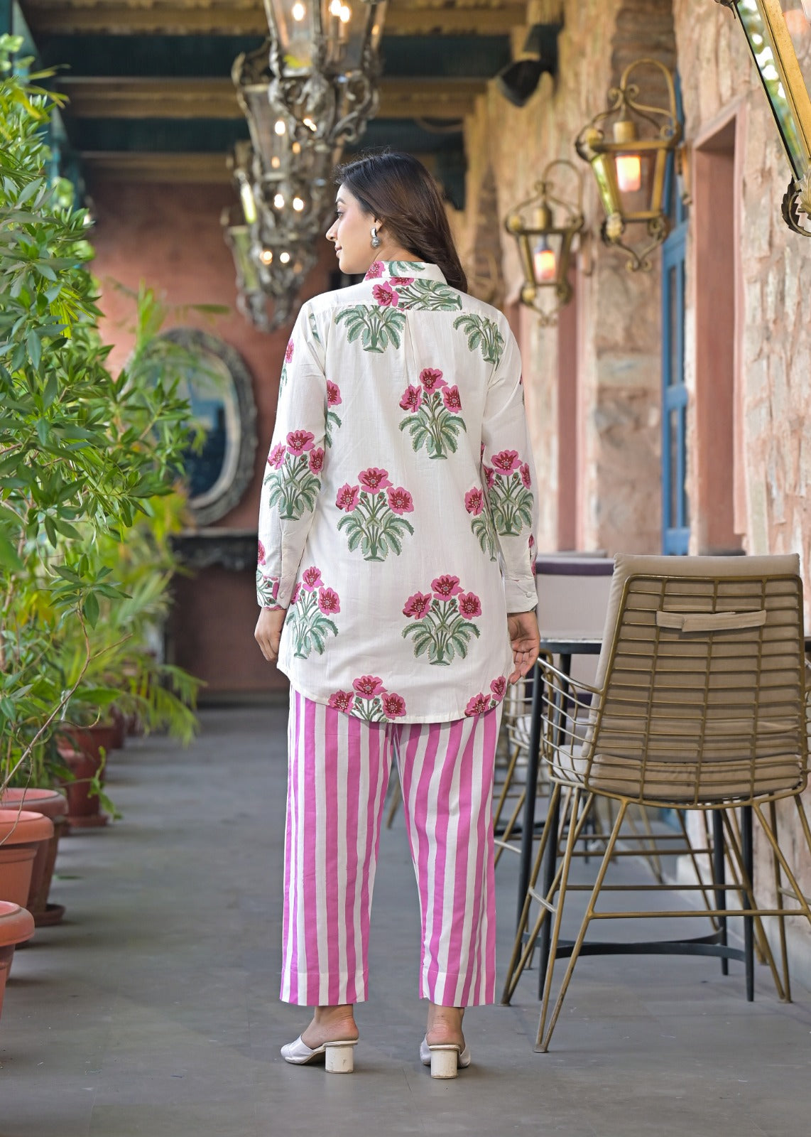 Cotton Floral Coord set