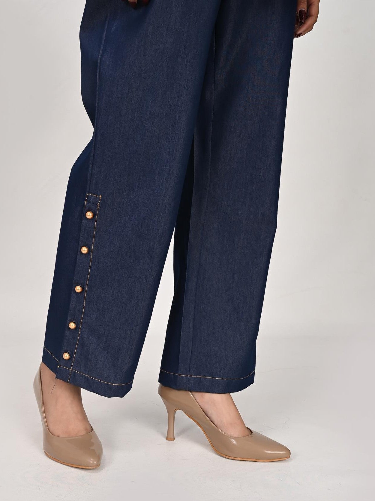 Denim Co-Ord set with Button Detailing