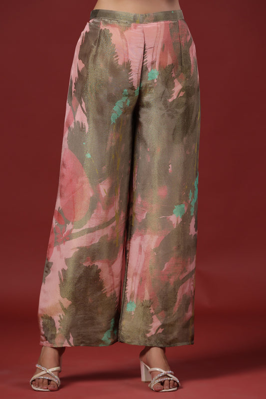 Shimmer Indowestern Kurta pant set party wear - Coord Set for Women