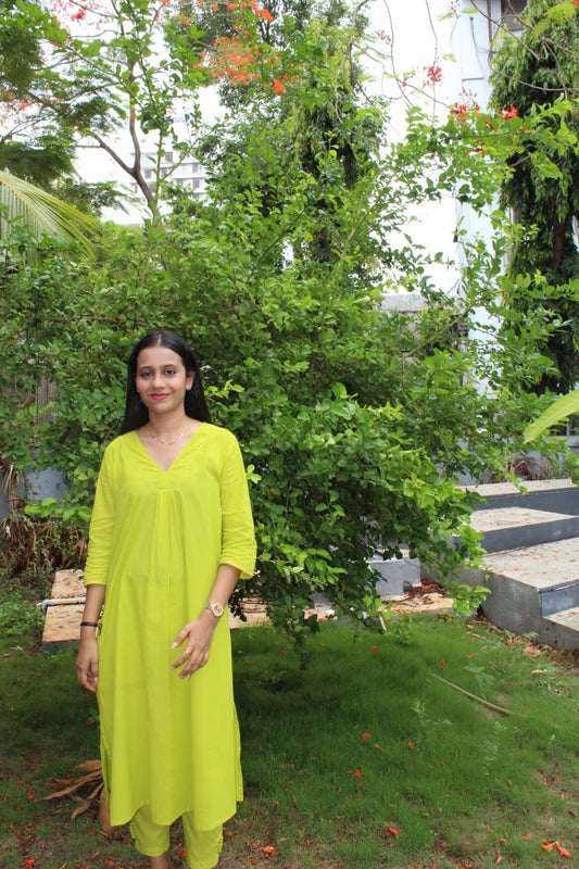 Cotton Kurti Pant Coord set for Women - Coord Set for Women