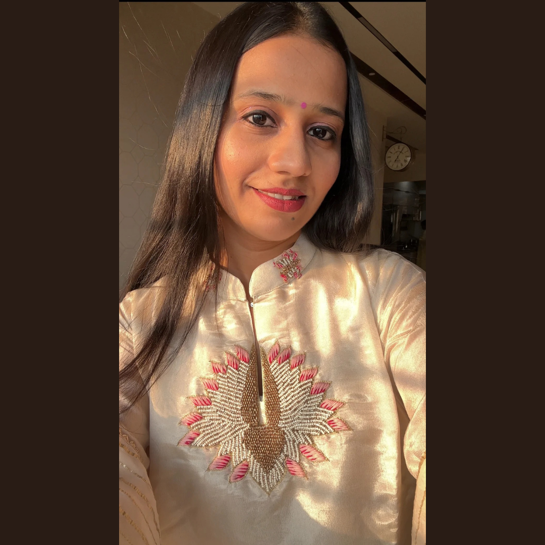 White gharara set