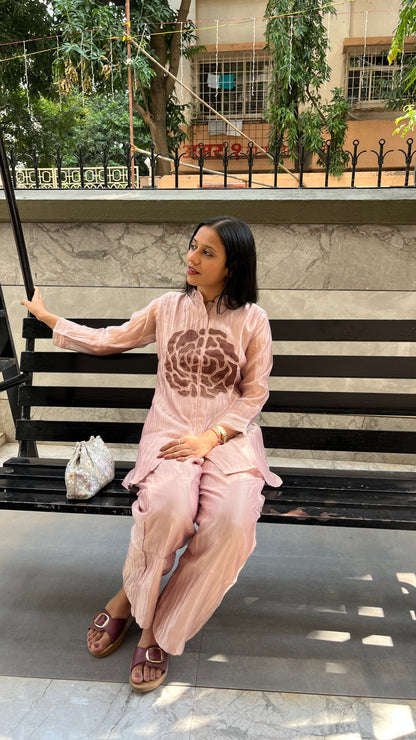 Indo-Western Floral Patchwork Co-Ord set
