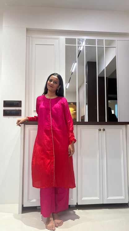 Laila Dual Tone Kurta Pant Set