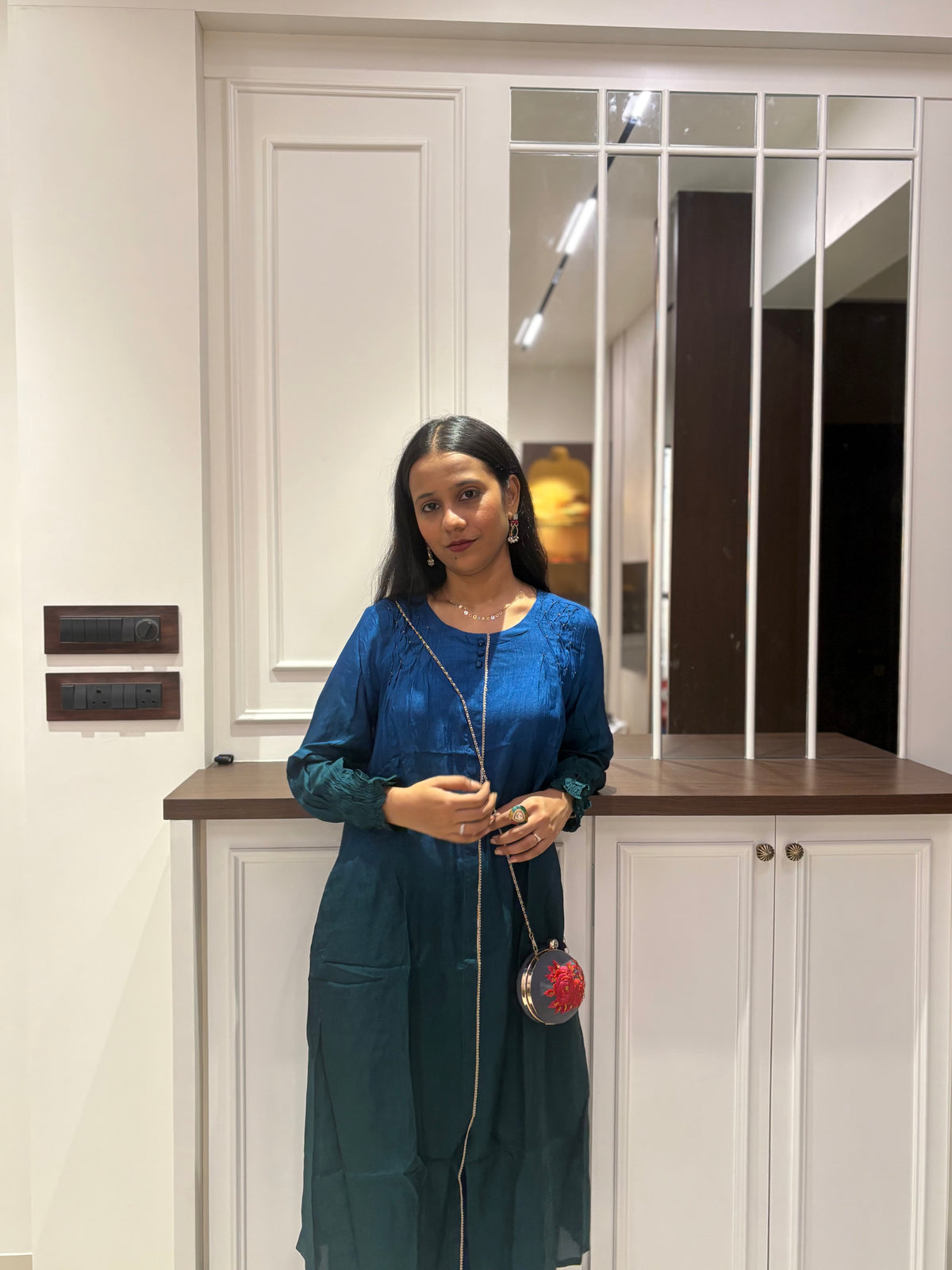 Laila Dual Tone Kurta Pant Set