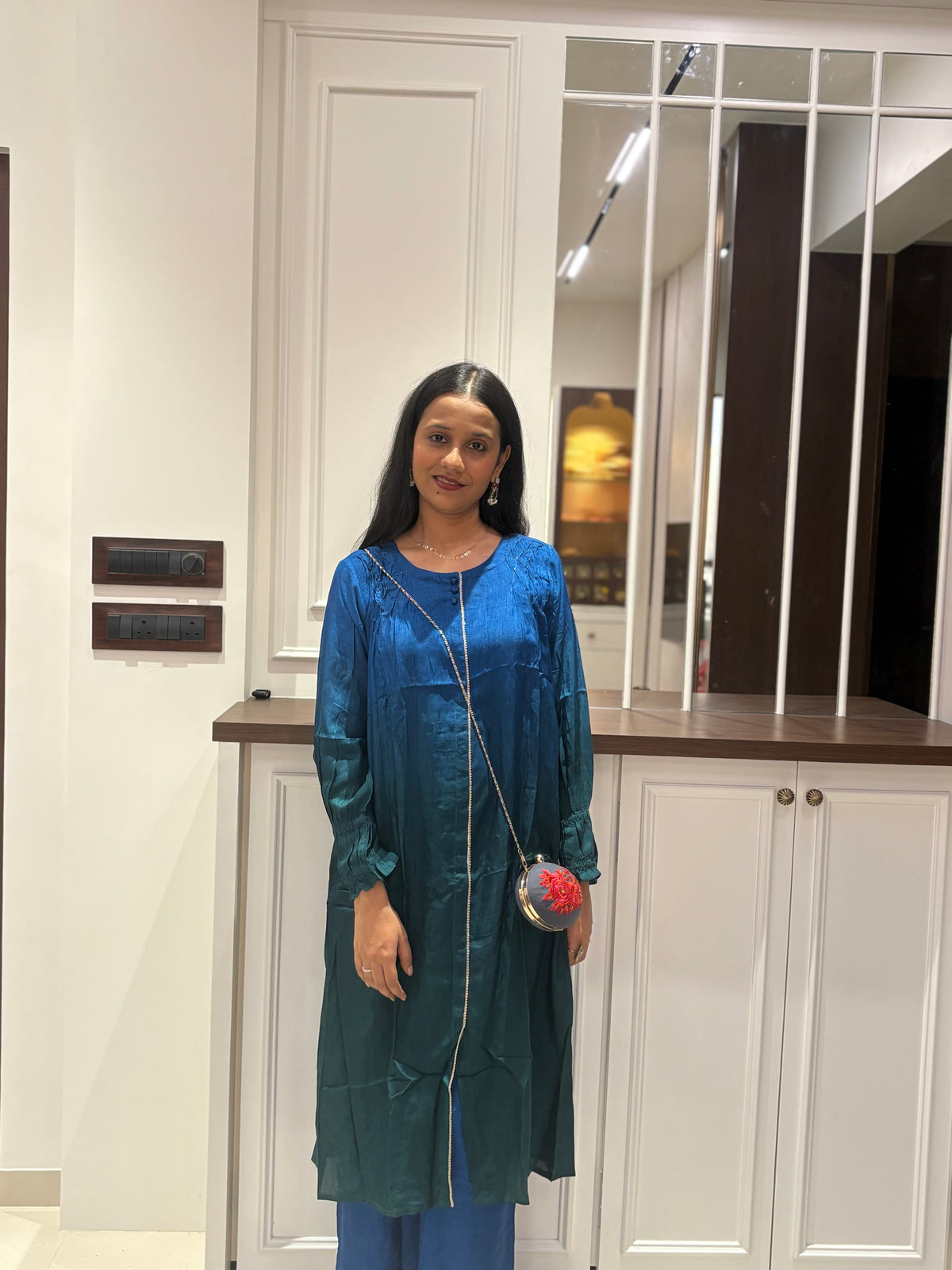 Laila Dual Tone Kurta Pant Set