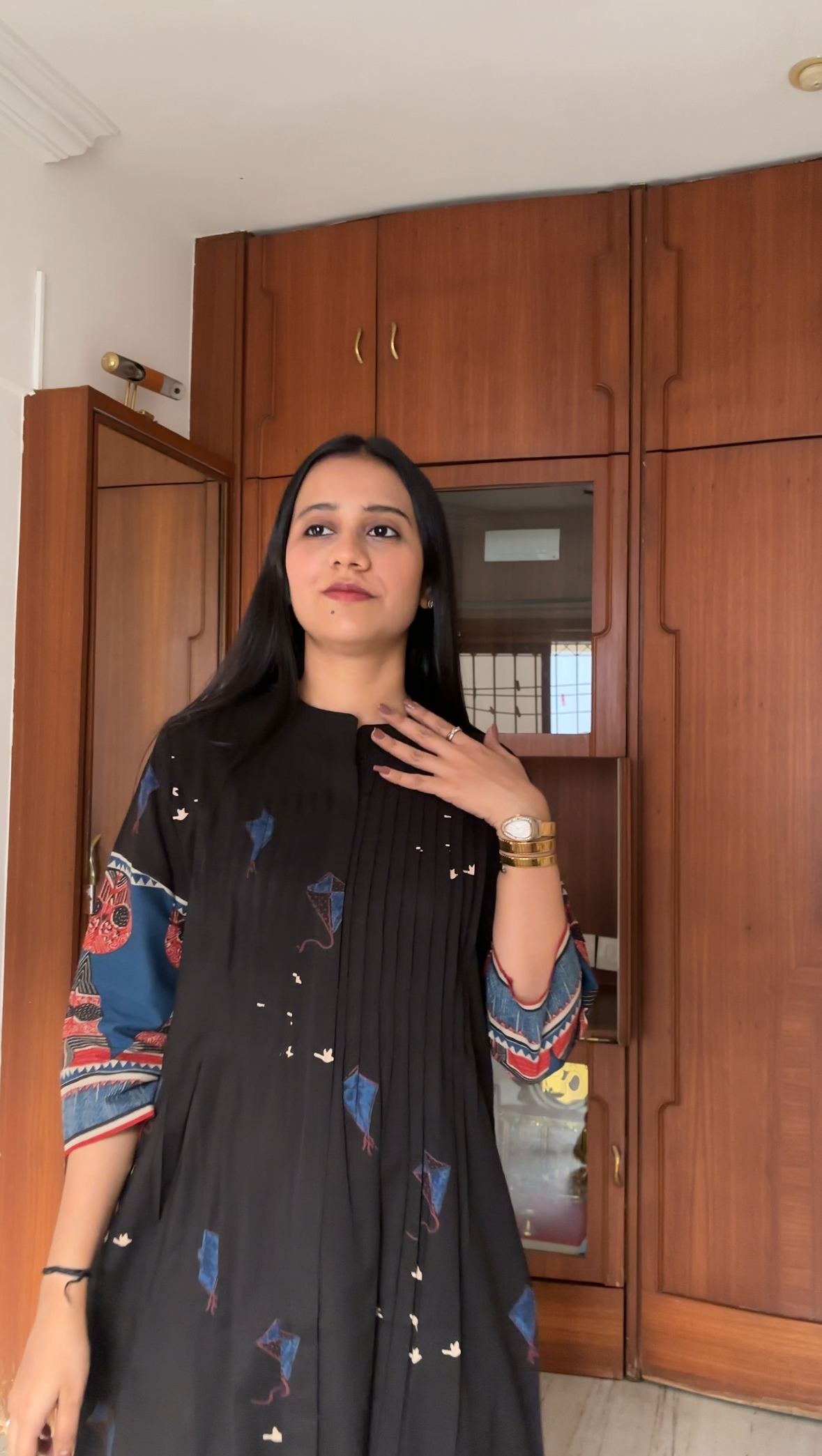 Uttarayan/Makarsankranti Special Kite Motif Printed Kurta Pant Set