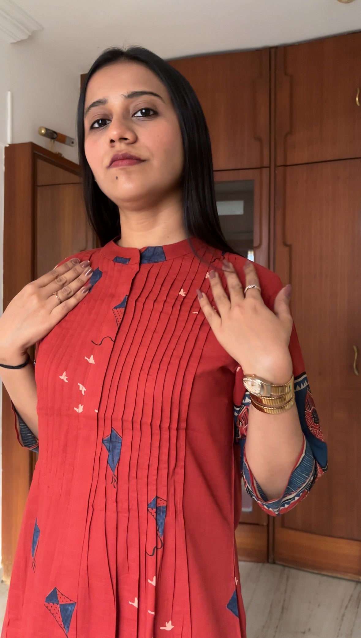 Uttarayan/Makarsankranti Special Kite Motif Printed Kurta Pant Set