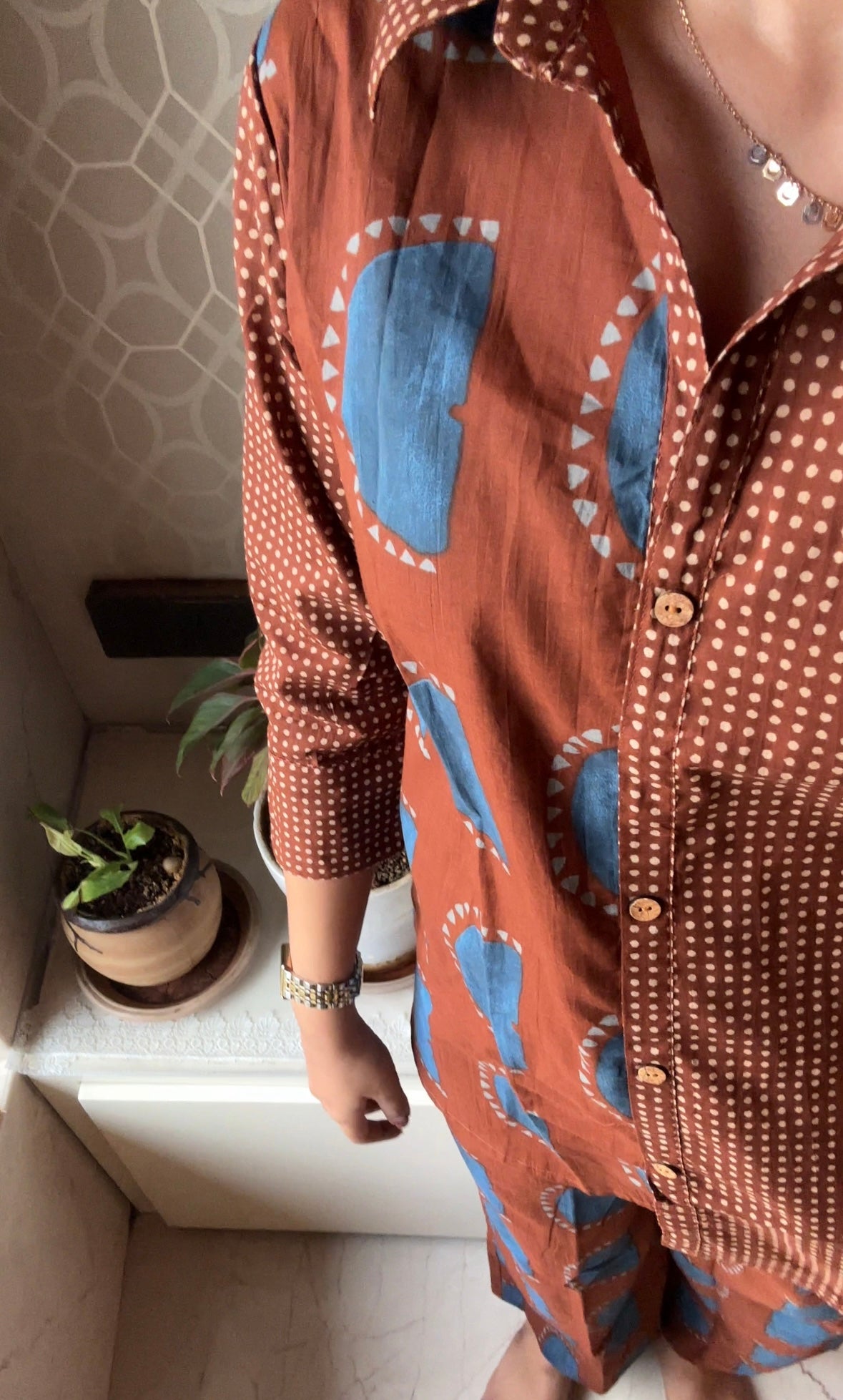 Cotton Printed Co-Ord Set for Women Casual Wear