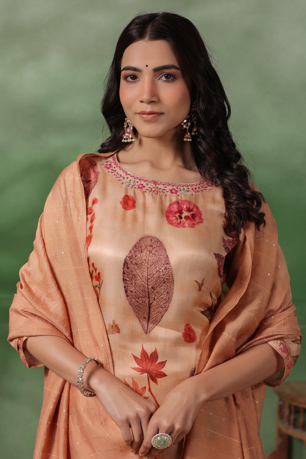 Muslin Suit Set for Women - Suit Set Kurti Pant Dupatta Set