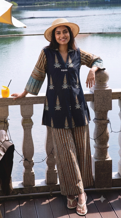 short kurti and pant for women